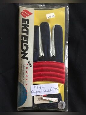 EKETEN Power Ring Navy and Red racquetball Left hand Glove